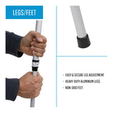 MasterVision 3-Leg Heavy-Duty Telescoping Display Easel, Black_1