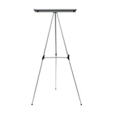 MasterVision 3-Leg Lightweight Telescoping Display Easel, Silver_0