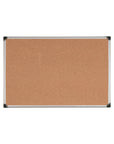 MasterVision Maya Cork Bulletin Board, 48" x 96", Aluminum Frame