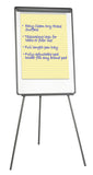 MasterVision Melamine Dry-Erase Tripod Presentation Easel, Black Aluminum Frame, 29.5" x 42"