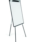 MasterVision Magnetic Steel Dry-Erase Tripod Presentation Easel with Extension Arms, Black and Silver Aluminum Frame, 29.5" x 42"