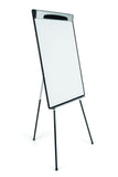 MasterVision Magnetic Steel Dry-Erase Tripod Presentation Easel with Extension Arms, Black and Silver Aluminum Frame, 29.5" x 42"