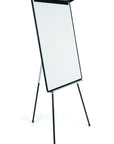 MasterVision Magnetic Steel Dry-Erase Tripod Presentation Easel with Extension Arms, Black and Silver Aluminum Frame, 29.5" x 42"