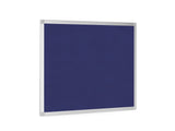 MasterVision Ayda Blue Felt Bulletin Board, 36" x 48", Aluminum Frame