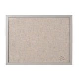 MasterVision Gray Fabric Bulletin Board, 18" x 24", Gray MDF Frame