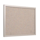 MasterVision Gray Fabric Bulletin Board, 18" x 24", Gray MDF Frame