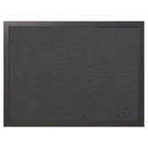 MasterVision Black Fabric Bulletin Board, 18" x 24", Black MDF Frame