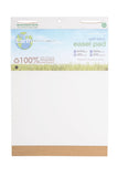 MasterVision Earth Self-Stick Easel Pad 25" x 30", 2 pack, White