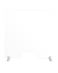 Frameless Separation Screen with glass panel, 48"x36"_1