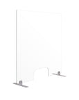 Frameless Separation Screen with glass panel, 48"x36"_0