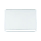 MasterVision MVI Magnetic Steel Dry-Erase Board, 36" x 48", Aluminum & White Frame_0