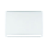 MasterVision MVI Magnetic Steel Dry-Erase Board, 24" x 36", Aluminum & White Frame_0