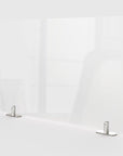 Ghent Partition Extender, Clear Thermoplastic w/ Tape, 30"H x 36"W_0