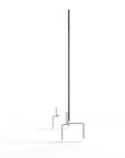 Ghent Partition Extender, Frosted Thermoplastic w/ Attached Clamp, 18"H x 29"W_1