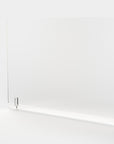 Ghent Partition Extender, Frosted Thermoplastic w/ Screws, 30"H x 36"W_0