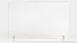 Ghent Partition Extender, Frosted Thermoplastic w/ Screws, 24"H x 36"W_1