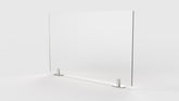 Ghent Partition Extender, Frosted Thermoplastic w/ Tape, 18"H x 24"W_0
