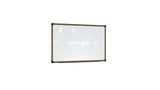 Ghent Prest Wall Whiteboard, Magnetic, Driftwood Oak Frame, 4'H x 5'W_0