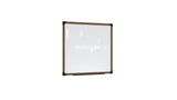 Ghent Prest Wall Whiteboard, Magnetic, Driftwood Oak Frame, 4'H x 4'W_0