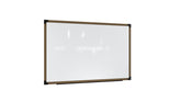 Ghent Prest Wall Whiteboard, Magnetic, Driftwood Oak Frame, 3'H x 5'W_0