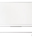 MasterVision Earth Melamine Dry-Erase Revolving Easel, 36" x 48", Silver