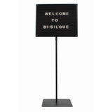 MasterVision Magnetic Letter Board Stand, 16" x 20", Black