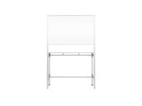 Mobile Self-Standing Individual Glass Workstation,73" x 48", Glass Board, Anodized Aluminum Structure_1