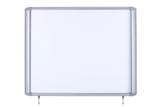 MasterVision Weather Resistant Outdoor Magnetic Steel Dry-Erase Enclosed Board Cabinet, 30" x 26.5", Aluminum Frame