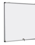 MasterVision Slim Line Magnetic Dry-Erase Enclosed Board Cabinet, Single Top Hinged Door, 47" x 38.5"