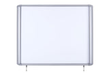 MasterVision Weather Resistant Outdoor Magnetic Steel Dry-Erase Enclosed Board Cabinet, 47" x 38.3", Aluminum Frame