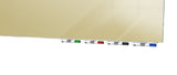 Ghent Aria Low Profile Glassboard, Non-magnetic, 3'H x 2'W, Vertical, Beige_2