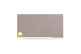 Ghent Aria Low Profile Glassboard, Non-magnetic, 4'H x 5'W, Horizontal, Lilac Gray_1