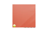 Ghent Aria Low Profile Glassboard, Non-magnetic, 4'H x 4'W, Square, Peach_0