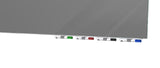 Ghent Aria Low Profile Glassboard, Magnetic, 2'H x 3'W, Horizontal, Smoke_0