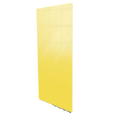 Ghent Aria Low Profile Glassboard, Magnetic, 8'H x 4'W, Vertical, Yellow_0