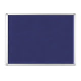 MasterVision Ayda Blue Felt Bulletin Board, 36" x 48", Aluminum Frame