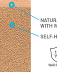 Ghent Natural Cork Bulletin Board w/ Wood Frame, 4'H x 4'W_2