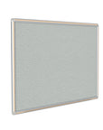 Ghent Vinyl Bulletin Board w/ DecoAurora Aluminum Frame, 3'H x 4'W, Light Maple_1