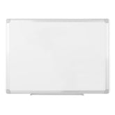 MasterVision Earth Melamine Dry-Erase Board Double-sided, 48" x 96", Aluminum Frame_0
