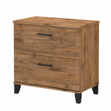 Bush Furniture Somerset 2 Drawer Lateral File Cabinet | Fresh Walnut/White_0