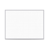 Ghent 1"x1" Grid Whiteboard, Magnetic, 3'H x 4'W_0