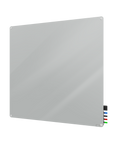 Ghent Harmony Glassboard w/ Standoffs, Magnetic, Radius Corners, 4'H x 4'W, Gray_0