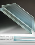 Ghent Harmony Glassboard w/ Standoffs, Magnetic, Radius Corners, 4'H x 4'W, Green_3