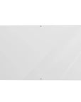 Ghent Harmony Glassboard w/ Standoffs, Magnetic, Radius Corners, 4'H x 8'W, White_0