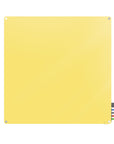 Ghent Harmony Glassboard w/ Standoffs, Magnetic, Radius Corners, 4'H x 4'W, Yellow_1