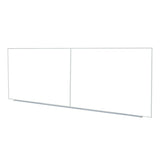 Ghent Whiteboard, Non-magnetic w/ Aluminum Frame, 4'H x 12'W, 2 pieces w/ joiner_1