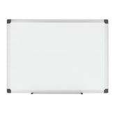 MasterVision Maya Magnetic Porcelain Dry-Erase Board, 24" x 36", Aluminum Frame_0