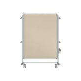 Ghent Nexus Jr. Partition, Mobile 2-Sided Fabric Bulletin Board, 46"H x 34"W, Beige_0