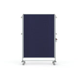 Ghent Nexus Partition, Mobile 2-Sided Fabric Bulletin Board, 65"H x 46"W, Blue_1