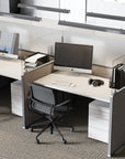 Ghent Partition Extender, Clear Thermoplastic w/ Tape, 30"H x 36"W_3